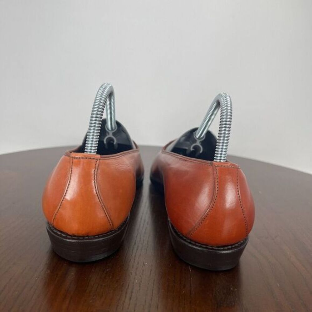 Allen Edmonds Loafer Shoes Women's 6 Rust Leather Tasseled Casual Slip-On 71855 - Picture 5 of 16